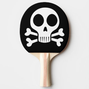 Raquette De Ping Pong Conception de crâne de pirate