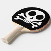 Raquette De Ping Pong Conception de crâne de pirate (Devant Angle)
