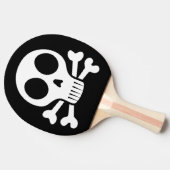 Raquette De Ping Pong Conception de crâne de pirate (Côté)