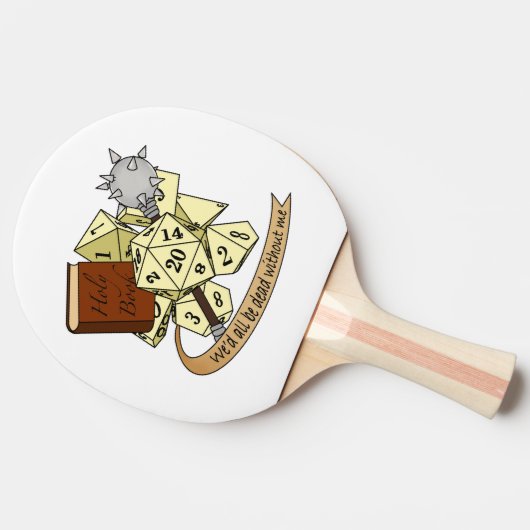 Raquette De Ping Pong Conception de dés de classe (Côté)