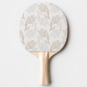 Raquette De Ping Pong Conception de feuille abstraite organique (Devant)