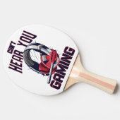 Raquette De Ping Pong Conception de jeux avec casque (Côté)