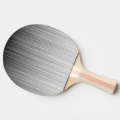Raquette De Ping Pong Conception de ligne noir et blanc (Côté)