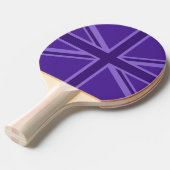 Raquette De Ping Pong Conception de l'indicateur Union Jack couleur viol (Devant Angle)