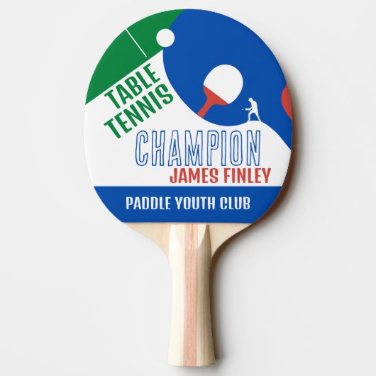 Raquette De Ping Pong Conception de paddle, Table Tennis Player/Club Pad (Dos)