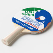 Raquette De Ping Pong Conception de paddle, Table Tennis Player/Club Pad (Devant Angle)