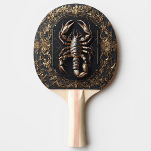 Raquette De Ping Pong Conception de scorpion complexe avec des accents o