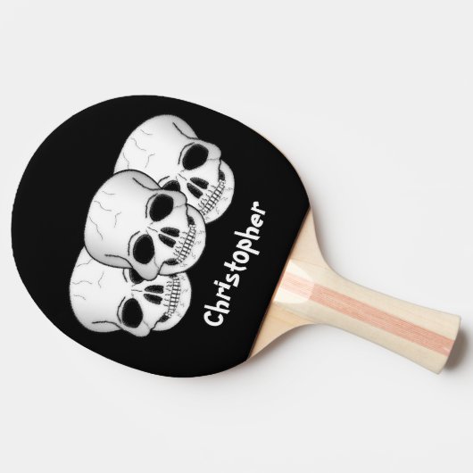 Raquette De Ping Pong Conception des crânes (Côté)