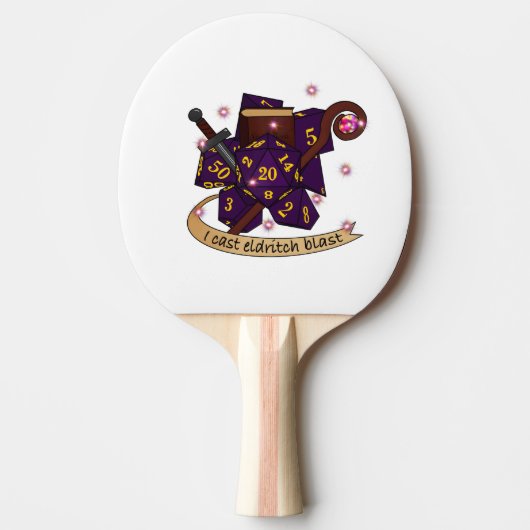 Raquette De Ping Pong Conception des dés de déverrouillage (Devant)