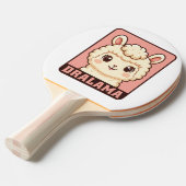 Raquette De Ping Pong Conception d'illustration de lama mignon (Devant Angle)