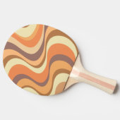 Raquette De Ping Pong Conception d'ondes rétrogrades modernes multicolor (Côté)