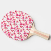 Raquette De Ping Pong Conception d'orchidées à l'aquarelle 2 (Côté)