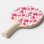 Raquette De Ping Pong Conception d'orchidées à l'aquarelle 2 (Devant Angle)