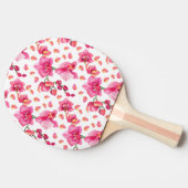 Raquette De Ping Pong Conception d'orchidées à l'aquarelle 2 (Côté)