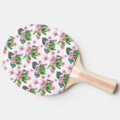 Raquette De Ping Pong Conception d'orchidées à l'aquarelle 30 (Côté)