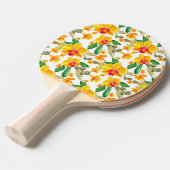 Raquette De Ping Pong Conception d'orchidées à l'aquarelle 9 (Devant Angle)