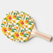 Raquette De Ping Pong Conception d'orchidées à l'aquarelle 9 (Côté)
