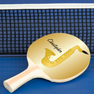 Raquette De Ping Pong Conception saxophone