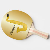 Raquette De Ping Pong Conception saxophone (Côté)