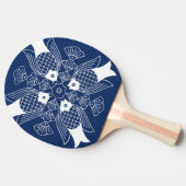 Raquette De Ping Pong Conception sous-marine de poissons avec l'arrière (Côté)
