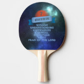 Raquette De Ping Pong Confirmation 7 Dons de l'Esprit Saint (Dos)
