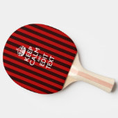 Raquette De Ping Pong Conserver le calme personnalisé sur la décoration  (Côté)