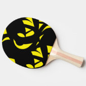 Raquette De Ping Pong Contemporain Jaune / Noir (Côté)