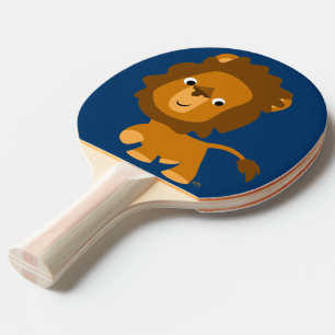 Raquette De Ping Pong Contenu de dessin animé mignon Lion Pong Paddle