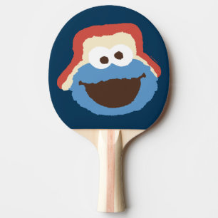 Raquette De Ping Pong Cookie Monster Woodland Face