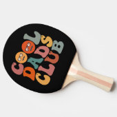 Raquette De Ping Pong Cool Dads Club Papa Fête des pères Retro Super (Côté)