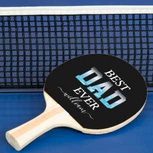 Raquette De Ping Pong Cool Meilleure Fête des pères papa jamais