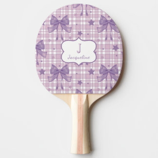 Raquette De Ping Pong Coquette Feminine Violette
