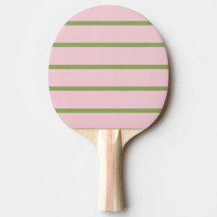 Raquette De Ping Pong Coquette Préparation Chic Pastel Vert Et Rose Rayu