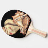 Raquette De Ping Pong Coquilles artistiques de conque (Côté)