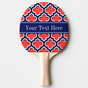 Raquette De Ping Pong Corail Red Navy 5c Marocain #5DS Nom de la Marine