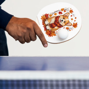 Raquette De Ping Pong Corgi Chien Automne Confortable