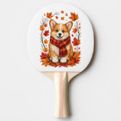 Raquette De Ping Pong Corgi Chien Automne Confortable (Devant)