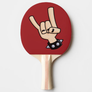 Raquette De Ping Pong Cornes diaboliques en métal lourd