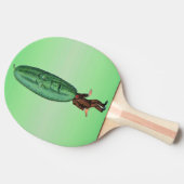 Raquette De Ping Pong Costume Brown Imaginaire Pickle Man (Côté)