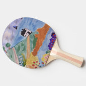 Raquette De Ping Pong Côte d'été et Fleur (Côté)