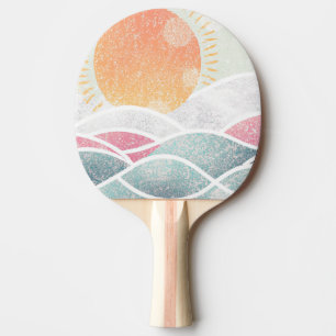 Raquette De Ping Pong Côté/Plage/ensoleillé