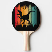 RAQUETTE DE PING PONG COUCHER DE SOLEIL DINOSAUR 2 (Devant)