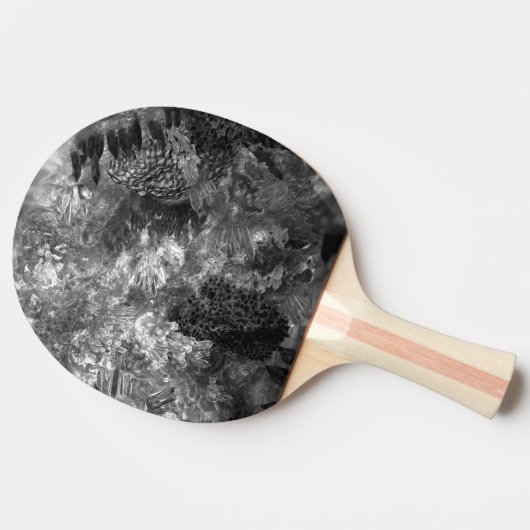 Raquette De Ping Pong Couches de cristaux gris (Côté)