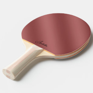 Raquette De Ping Pong Couleur Aquarelle moderne agréable Couleur rouge u