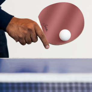 Raquette De Ping Pong Couleur Aquarelle moderne agréable Couleur rouge u