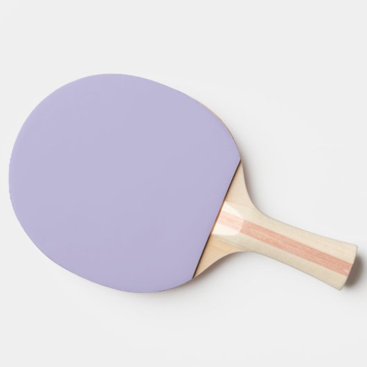 Raquette De Ping Pong Couleur claire en cuir massif pastel violet (Côté)
