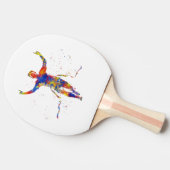 Raquette De Ping Pong Couleur d'aquarelle (Côté)
