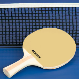 Raquette De Ping Pong Couleur du chameau Texte différent des deux côtés