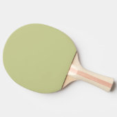 Raquette De Ping Pong Couleur ferme vert pâle (Côté)