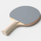 Raquette De Ping Pong Couleur gris de colombe solide (Devant Angle)